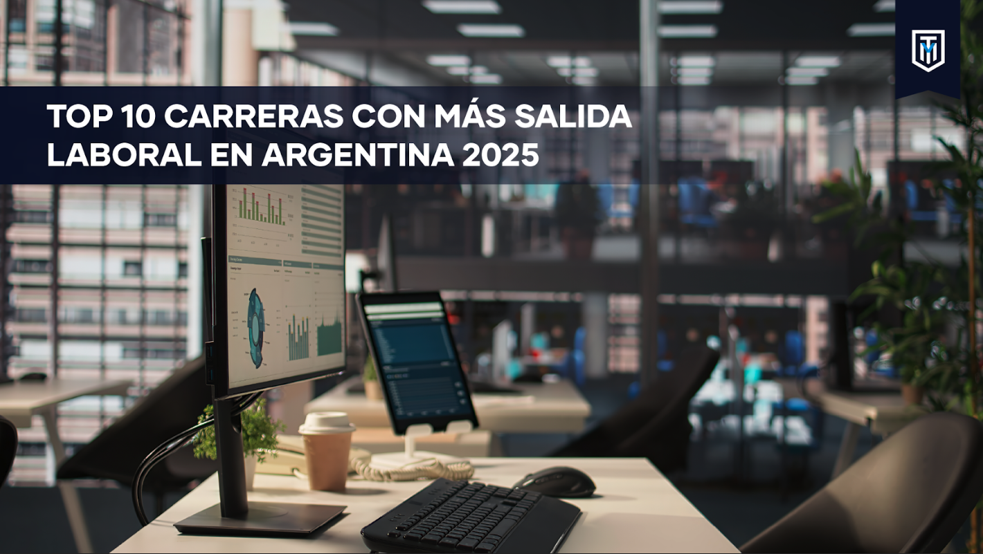 Mensaje “Carreras para estudiar en Argentina en 2025”.