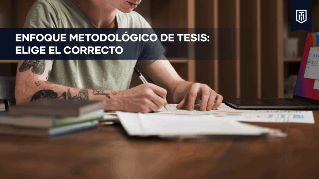 Enfoque metodológico de tesis explicado paso a paso.