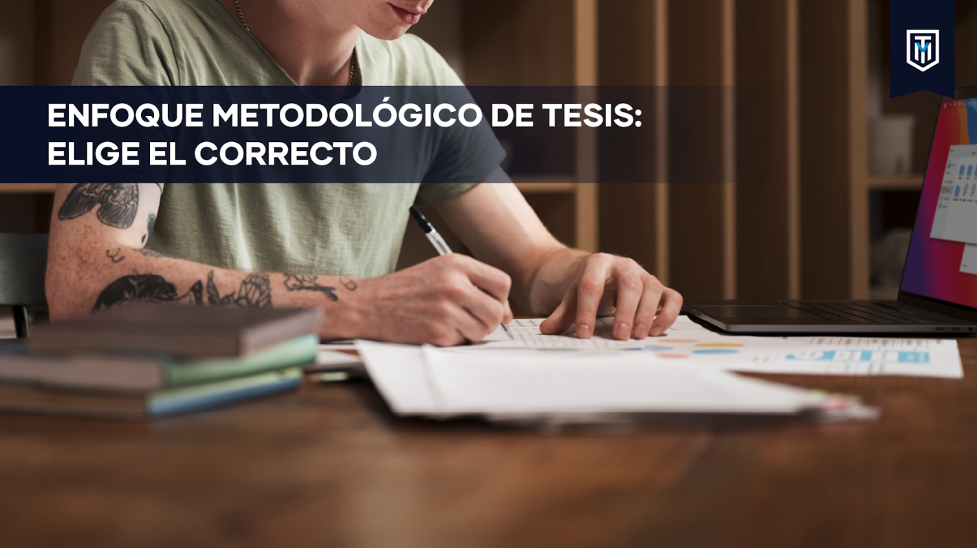 Enfoque metodológico de tesis explicado paso a paso.