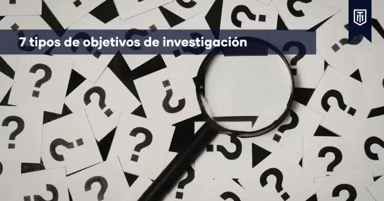 7 tipos de objetivos de investigación para tesis, monografías y proyectos académicos con orientación metodológica de Tesis y Másters.