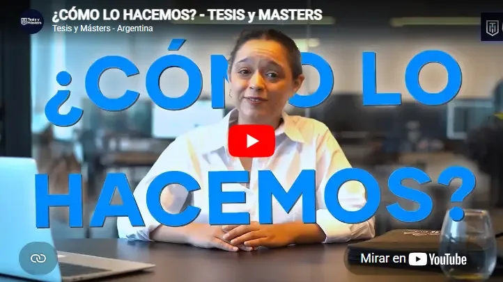 ¿Cómo lo hacemos? - Tesis y Másters Argentina