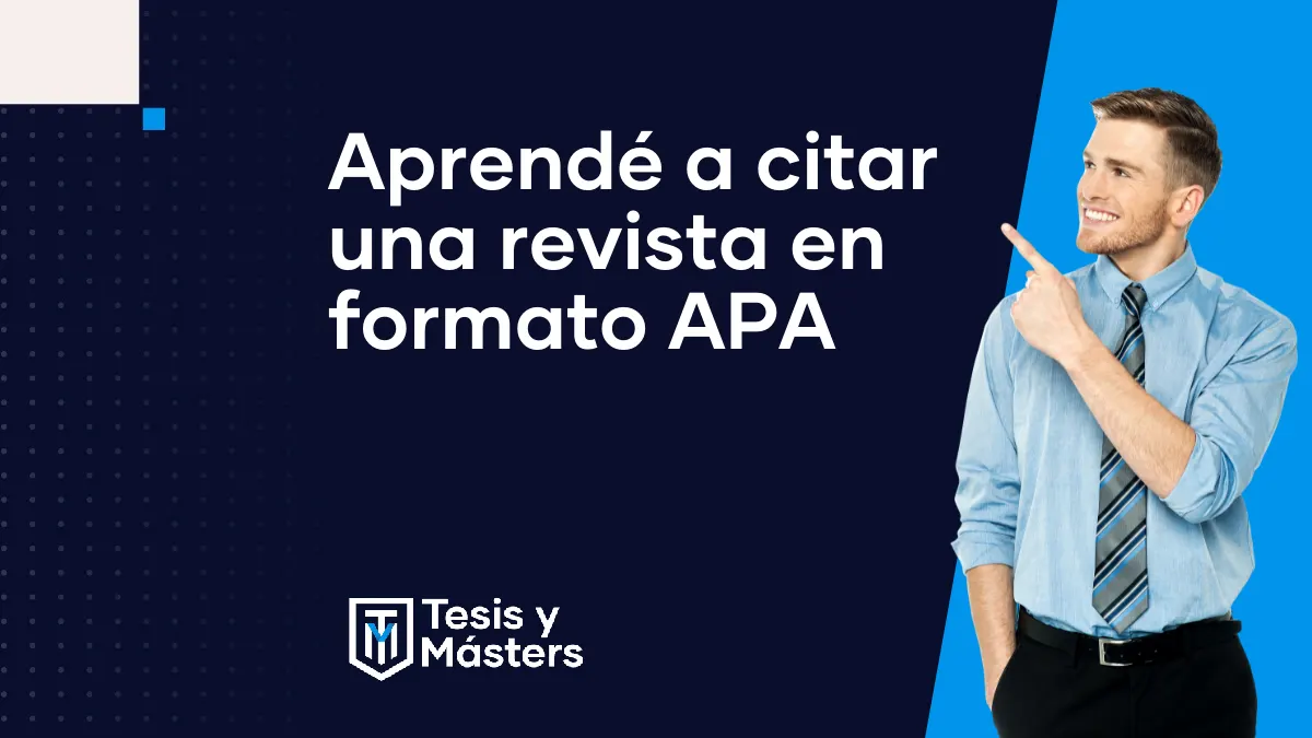 Cómo citar una revista en APA 7 para tu tesis, con ejemplos