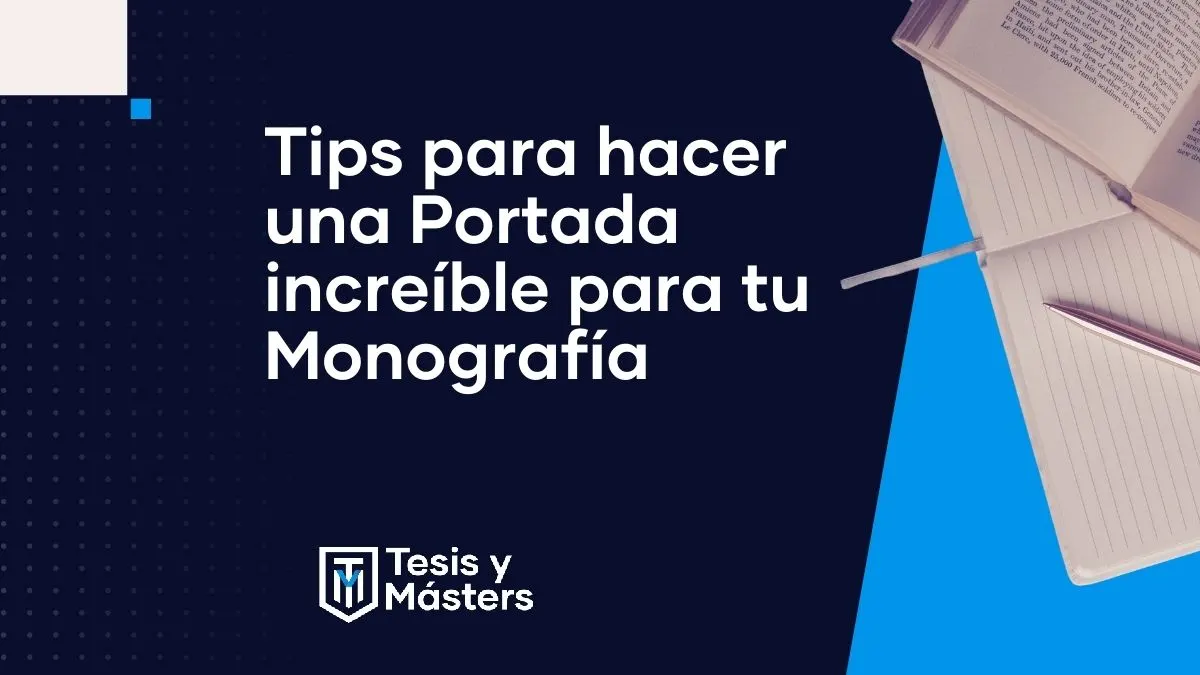 Cómo hacer la portada o carátula de una monografía