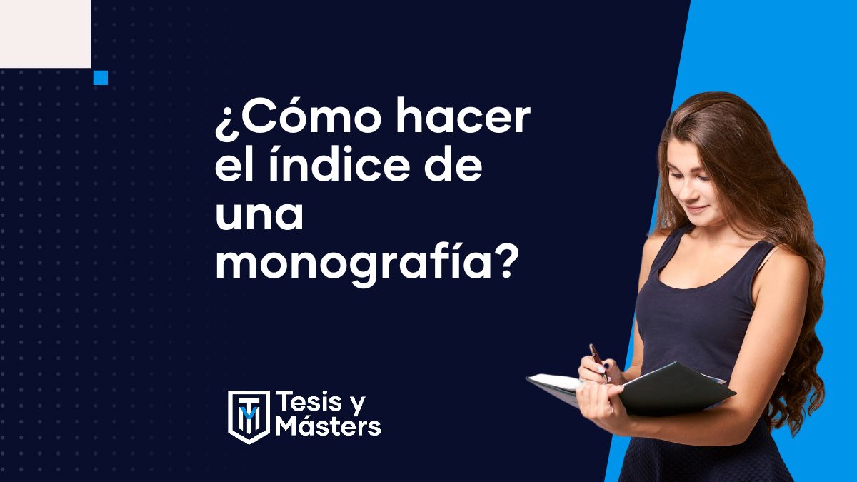 ¿Cómo hacer el índice de una monografía?