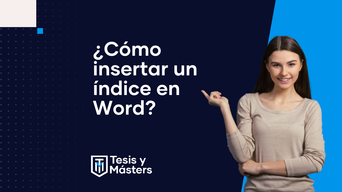 cómo insertar índice en word